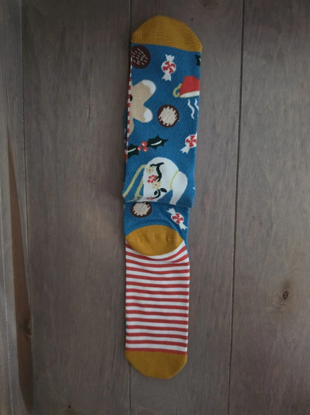 Woven Pear Crew Socks